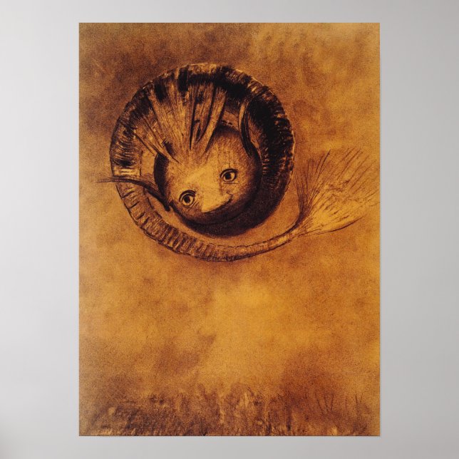 Chimera [Chimäre] av Symbolist Odilon Redon Poster (Framsidan)