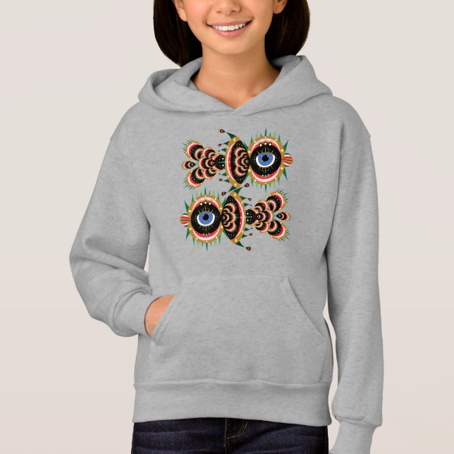 Chimera - Fågelfågel Pullover Hoodie T Shirt (Framsida)