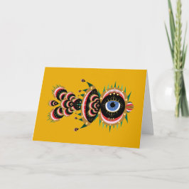 Chimera - fiskfågelkort anteckningskort