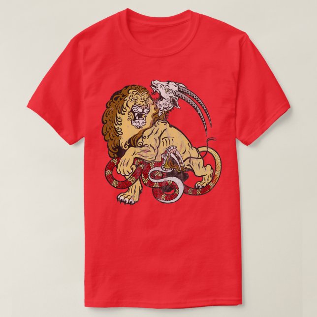 Chimera Greece Mythology Graphic T Shirt (Design framsida)