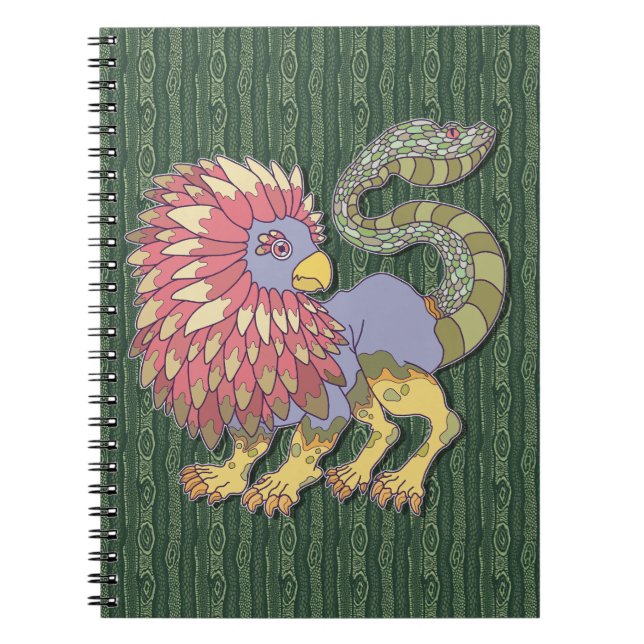 Chimera-monster Anteckningsbok (Framsidan)