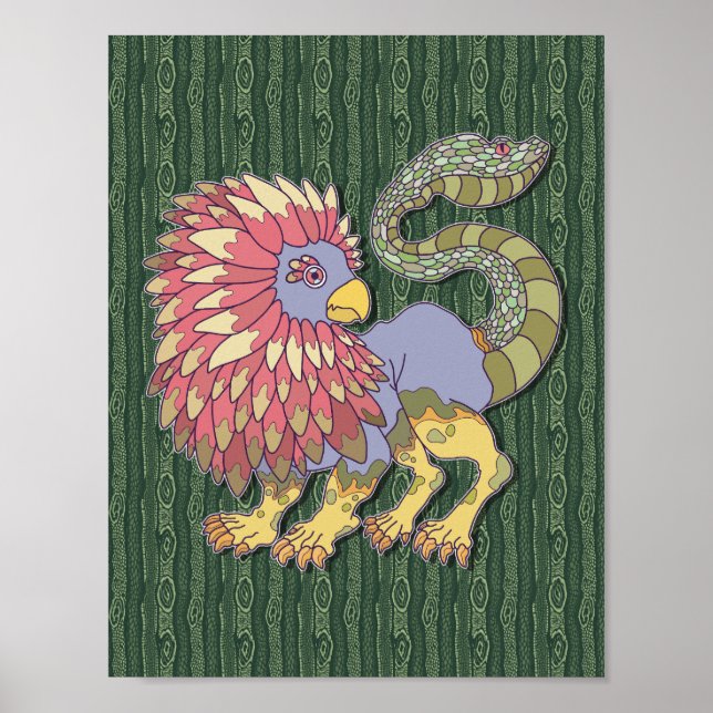 Chimera-monster Poster (Framsidan)