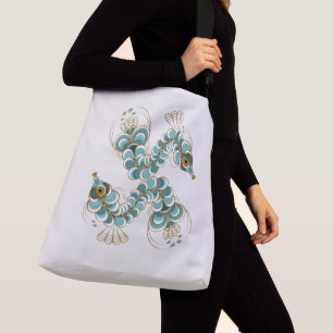 Chimera - Påfågel Sjöhäst Crossbody Bag (2 Storlek Axelväska