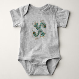 Chimera - Peacock Seahorse Baby One-Biet Bodykosty T Shirt