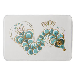 Chimera - Peacock Seahorse Bath Mat Badrumsmatta
