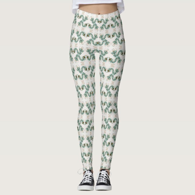 Chimera - Peacock Seahorse Leggings (Framsida)