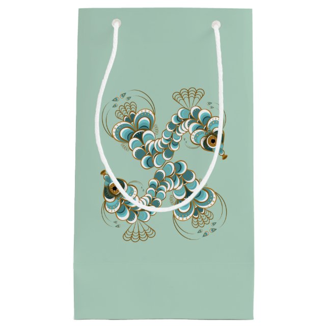 Chimera - Peacock Seahorse Small Gift Bag (Framsidan)