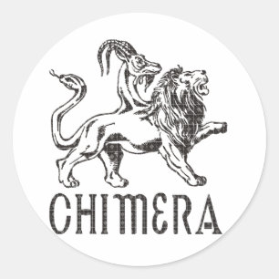 Chimera Runt Klistermärke