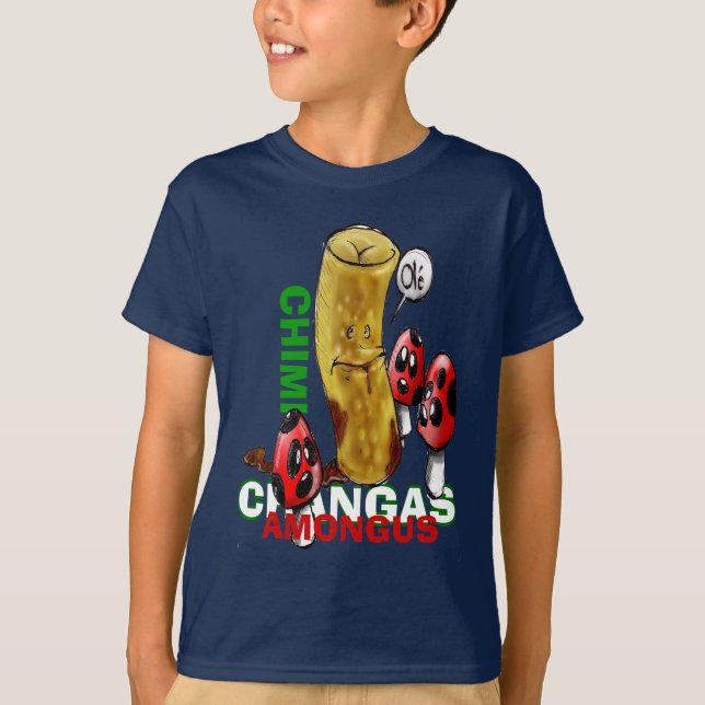 Chimichangus Amongus Tee Shirt (Framsida)