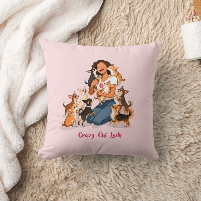 Chimigos - Crazy Chi Lady - Chihuahua Kudde (Filt)