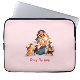 Chimigos - Galen Chi-damen - Chihuahua-hjärta Laptop Fodral