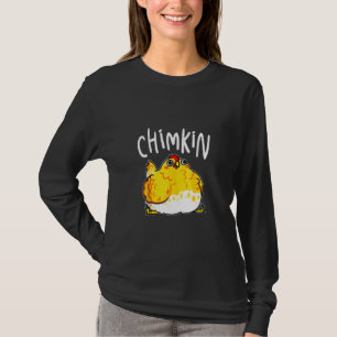 Chimkin Funny Tjock Chicken Derpy Tjock Chicken T Shirt