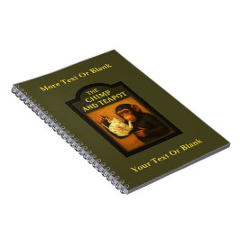 Chimp and Tekanna Pub Anteckningsbok