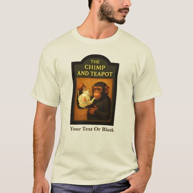 Chimp and Tekanna Pub T Shirt (Framsida)
