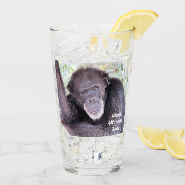 Chimp av det gamla blockets tumlare/skakglas glaskopp (Bakside Is)