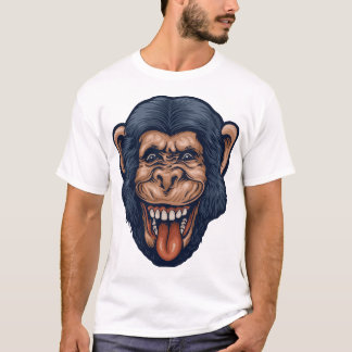 Chimp-huvud T Shirt