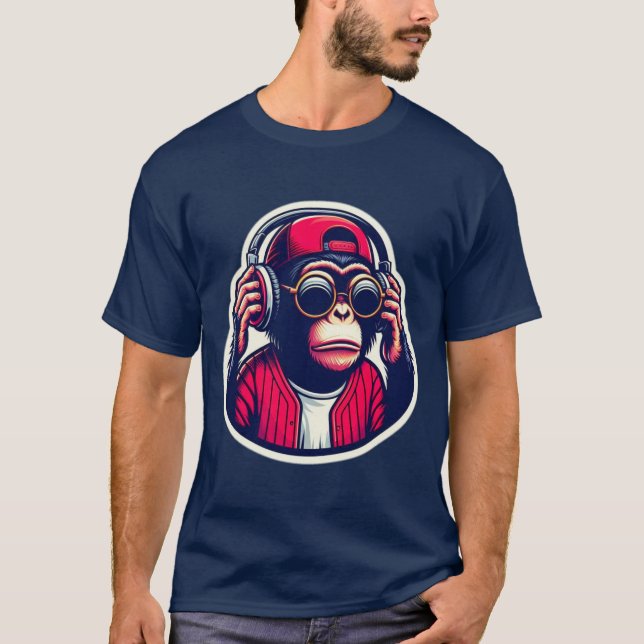 CHIMP IN DA HOUSE T SHIRT (Framsida)