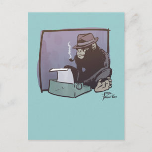 Chimp kan Nyckel vykort