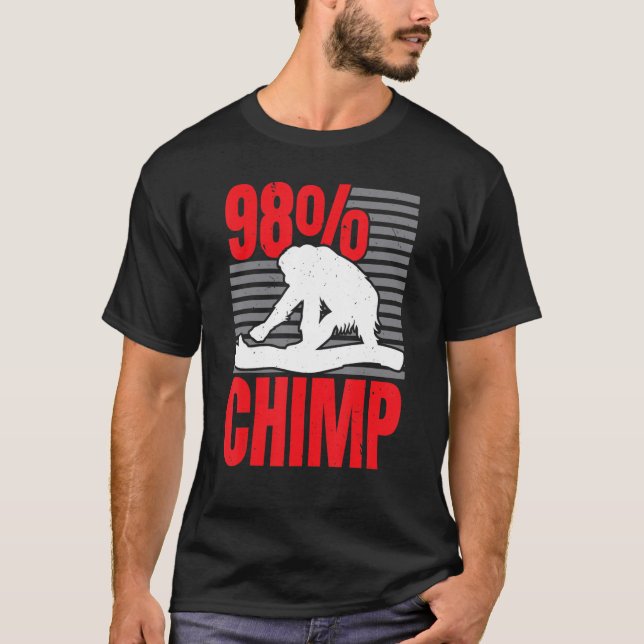 Chimp Monkey Ape Chimpanzee Whisperer T Shirt (Framsida)
