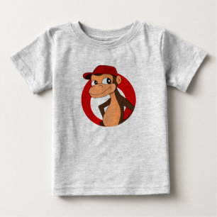 Chimp tecknad baby T-Shirt