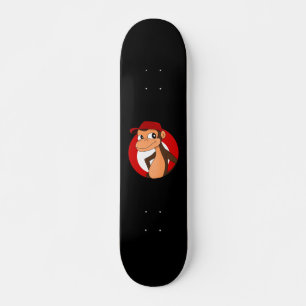 Chimp-tecknad Mini Skateboard Bräda 18,5 Cm