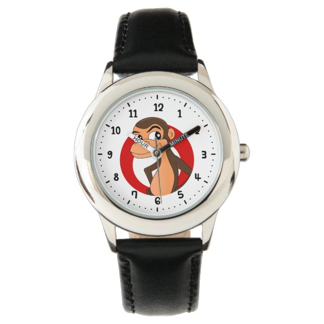 Chimp tecknad watch armbandsur (Framsida)