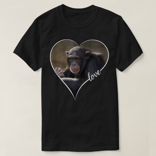 Chimpans Chimpanzees Monkey Gifts T Shirt (Design framsida)