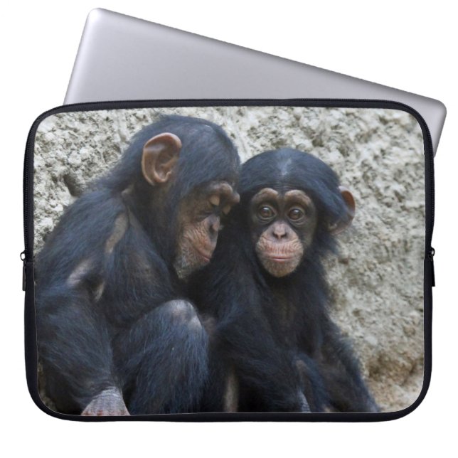 Chimpanzee 002 laptop fodral (Framsidan)