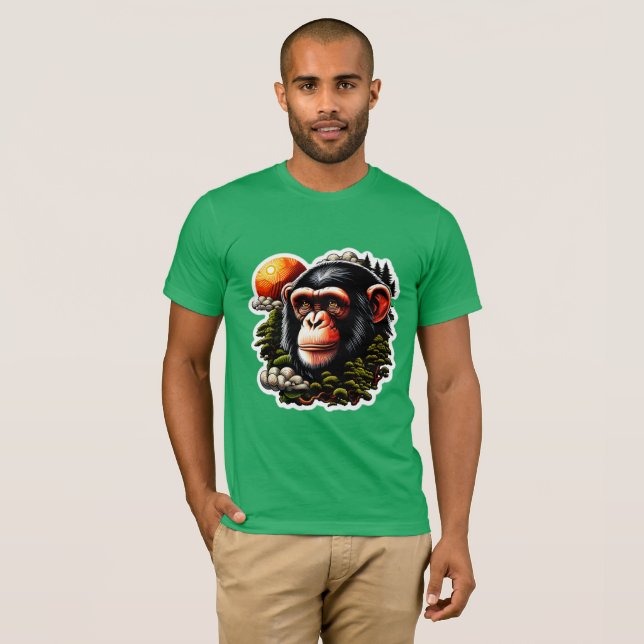 CHIMPANZEE 7 T SHIRT (Hel framsida)