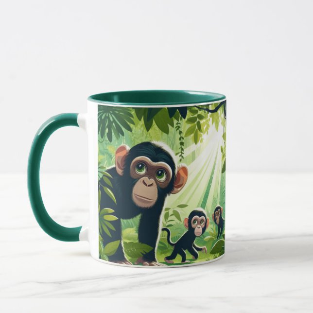 Chimpanzee Coffee Mugg (Vänster)