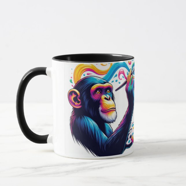 Chimpanzee Coffee Mugg (Vänster)