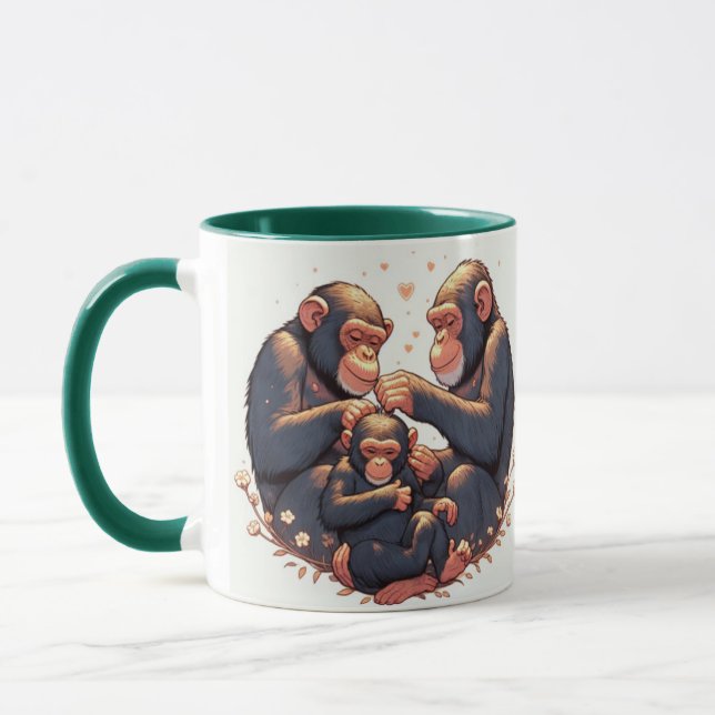 Chimpanzee Coffee Mugg (Vänster)