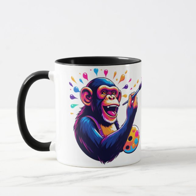 Chimpanzee Coffee Mugg (Vänster)