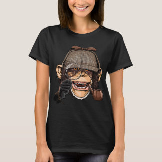 Chimpanzee detektiver Underbar Ape Chimp Primate A T Shirt