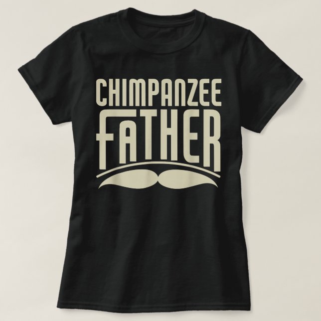 Chimpanzee Far Funny Chimpanzee Owner T Shirt (Design framsida)