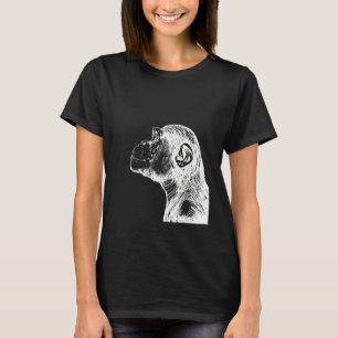 Chimpanzee Färgad Kärlek Women Cute Laughing Chim T Shirt
