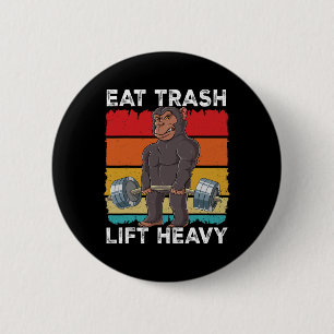 Chimpanzee Gym Weight Training Eat Sopor Hiss Heav Knapp