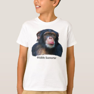 CHIMPANZEE II Wildlife Supporter T-shirt