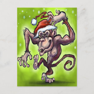 Chimpanzee-jul Helg Vykort