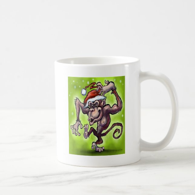 Chimpanzee-jul Kaffemugg (Höger)