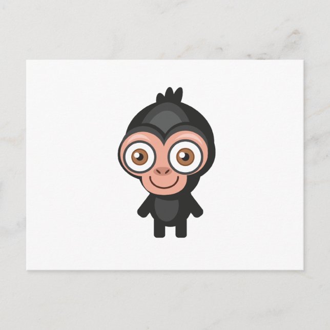 Chimpanzee - min naturreservat vykort (Framsida)