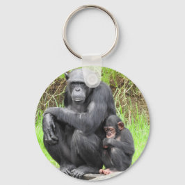 Chimpanzee-Nyckelring Nyckelring