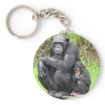 Chimpanzee-Nyckelring
