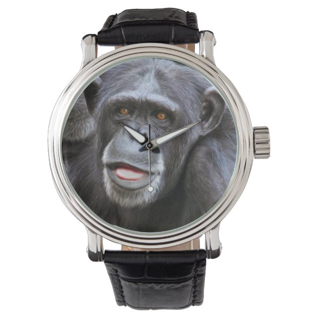 Chimpanzee Photo Armbandsur (Framsida)