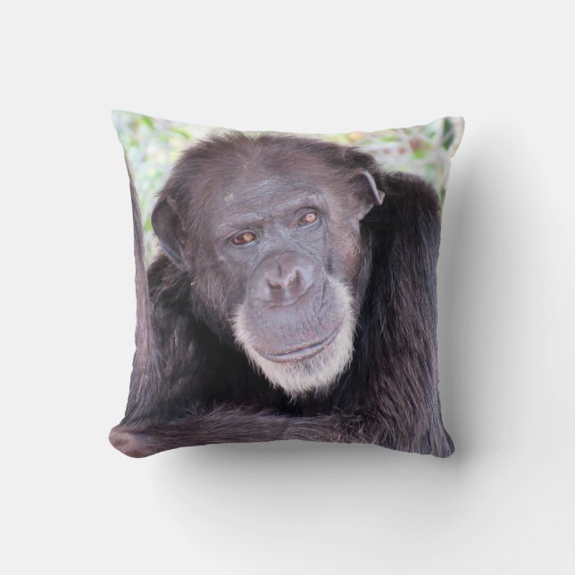Chimpanzee Pillow Kudde (Framsida)