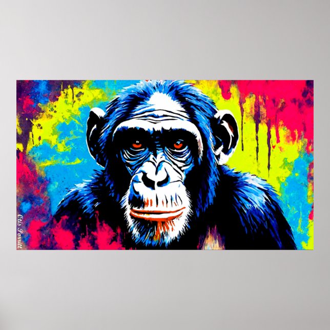 CHIMPANZEE POSTER (Framsidan)