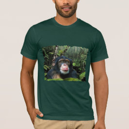Chimpanzee & Rainforest Art T-shirt