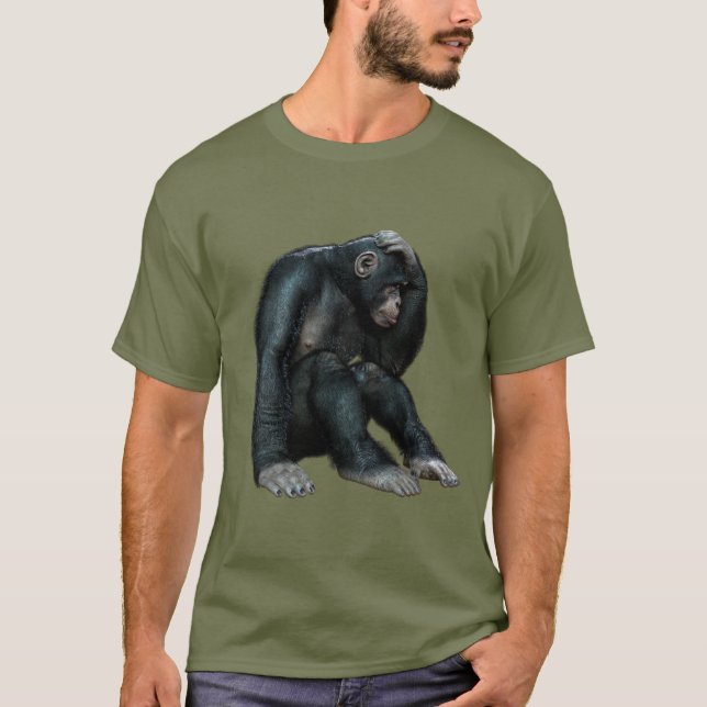 Chimpanzee T Shirt (Framsida)