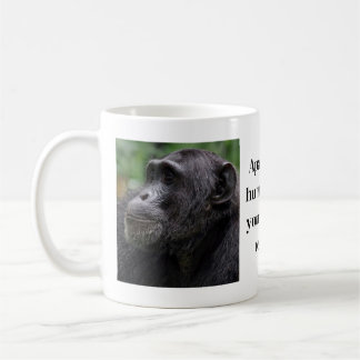 Chimpanzee themed coffee mug kaffemugg