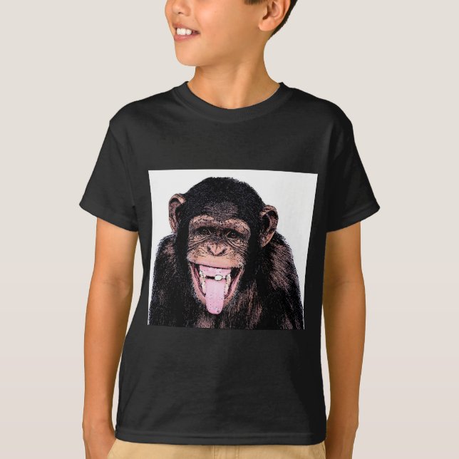 Chimpanzee Tunga T-shirt (Framsida)
